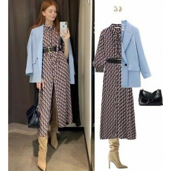 Zara maxi dress with neck ties - Picture 12 of 17